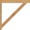Ekena Millwork Traditional Block Rough Sawn Outlooker, Western Red Cedar, 6"W x 44"D x 44"H OUT06X44X44TRA05RWR - alternate 2